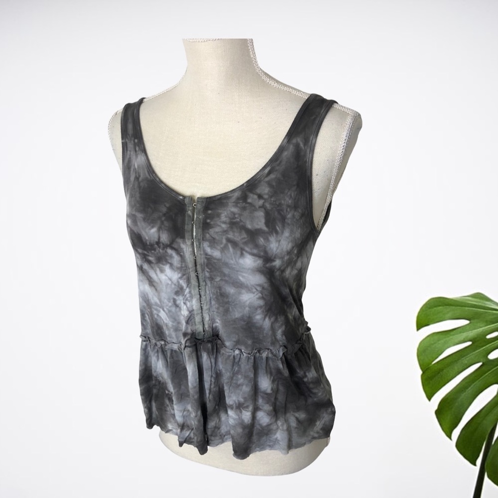 American Eagle Soft & Sexy Tie Dye Tank Gray XS - Picture 9 of 12